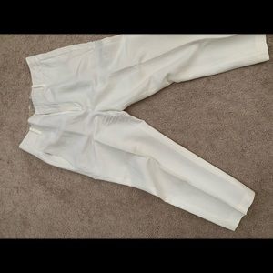 White Vince trousers size 8